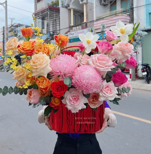 Giỏ Hoa Tươi